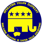 Pissing Yellow Elephant